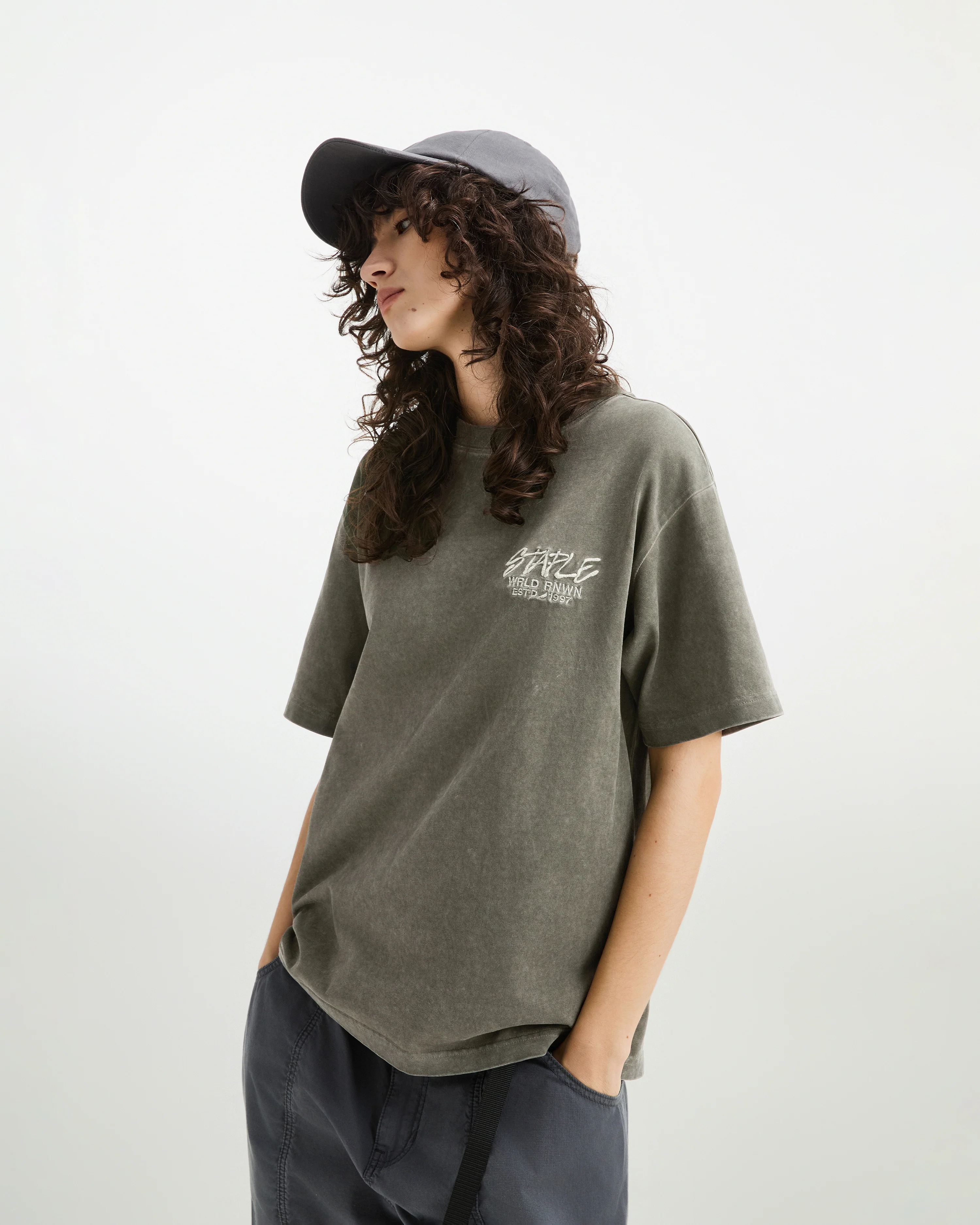 Evergreen Washed Tee - Image 9