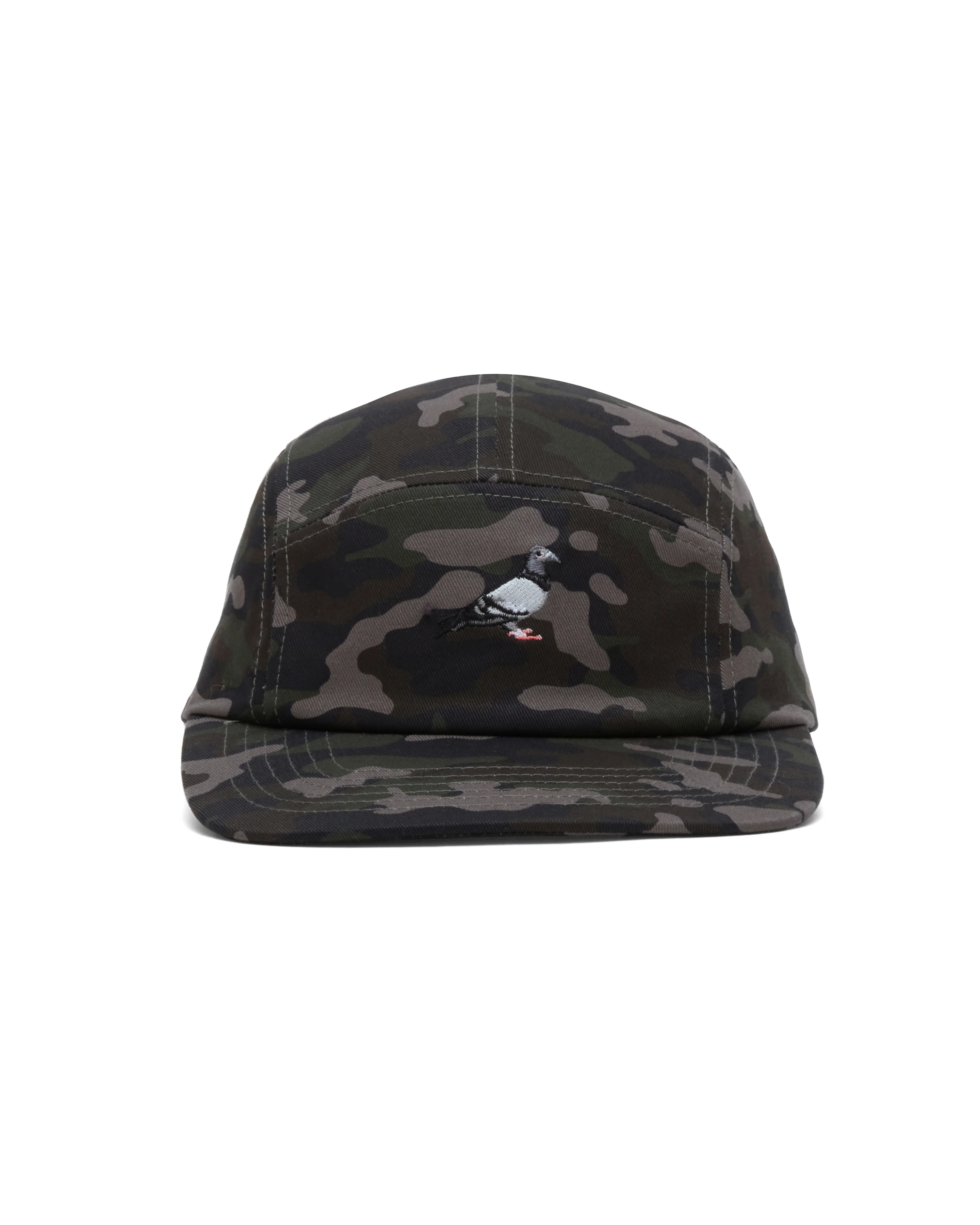 Pigeon Camo 5 Panel Cap - Image 2