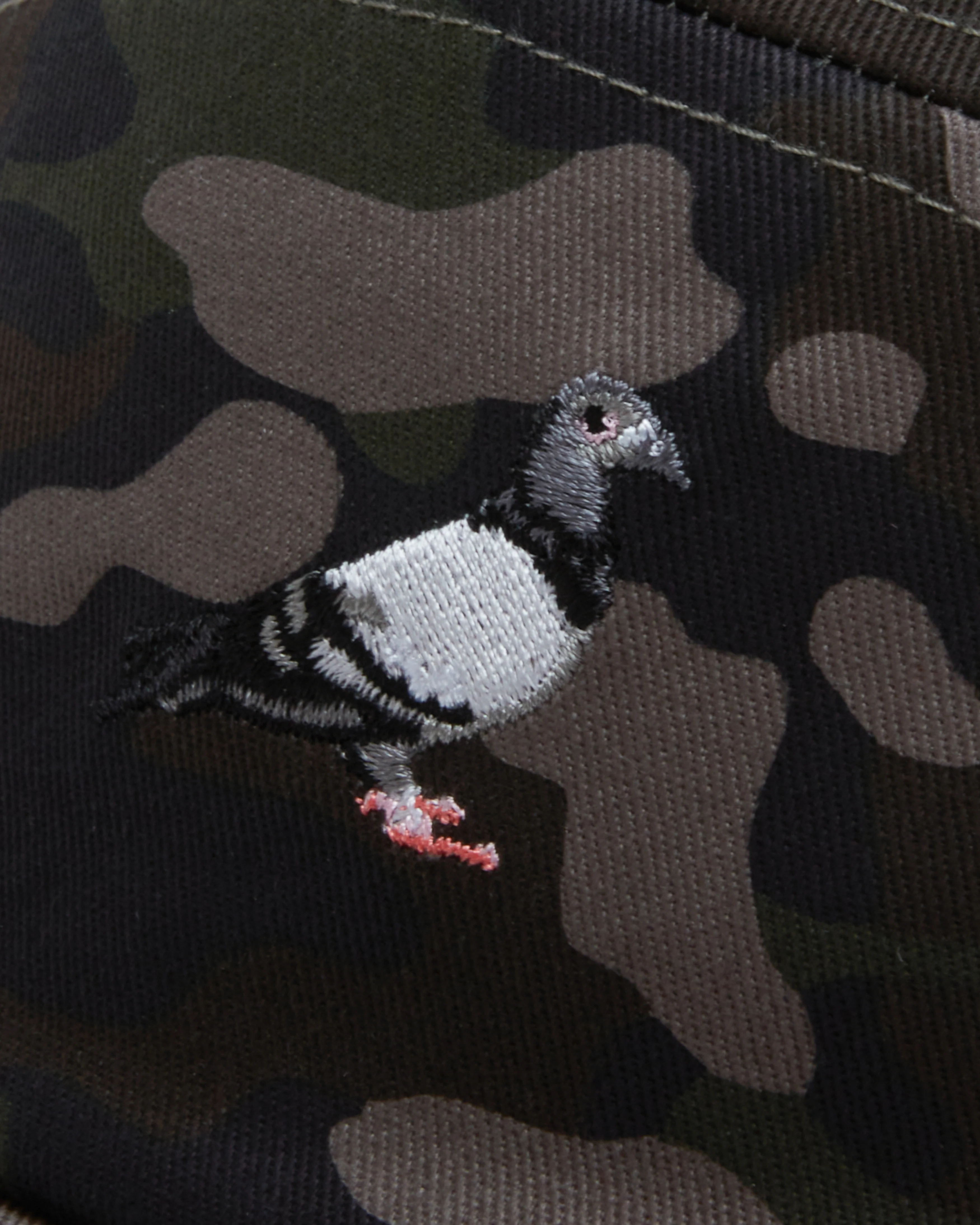 Pigeon Camo 5 Panel Cap - Image 3