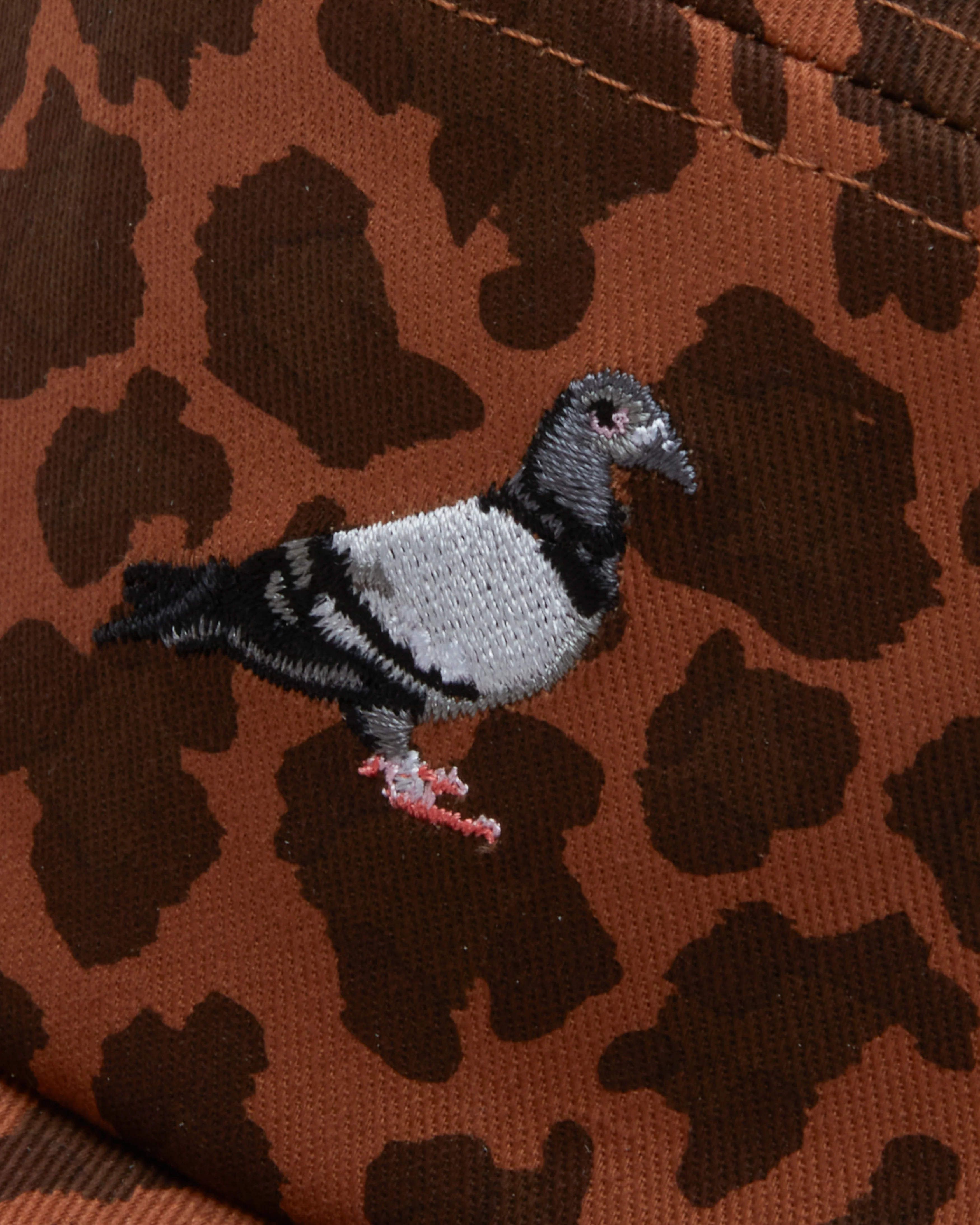 Pigeon Leopard 5 Panel Cap - Image 3