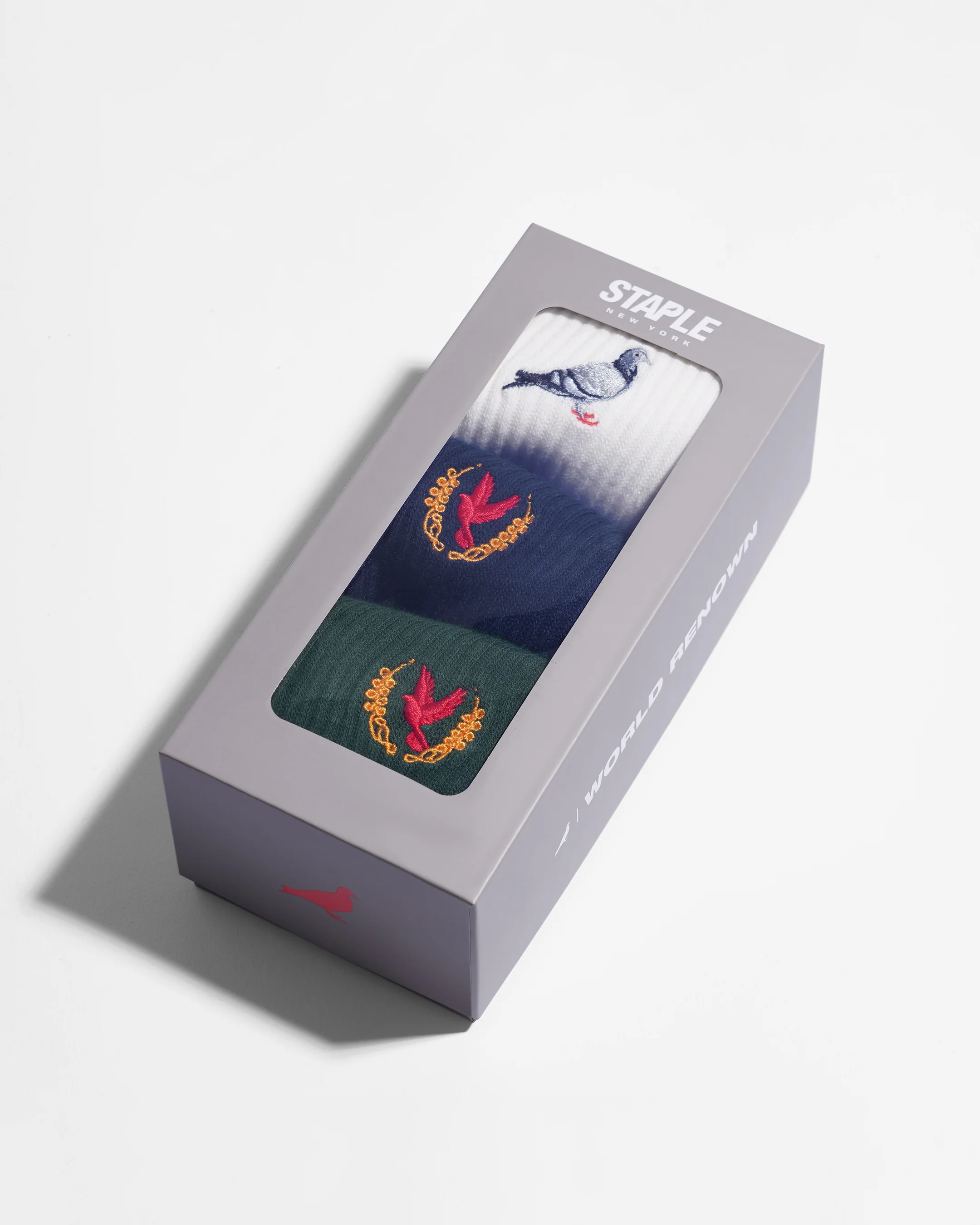 Pigeon Logo Socks 3Pk - Image 2