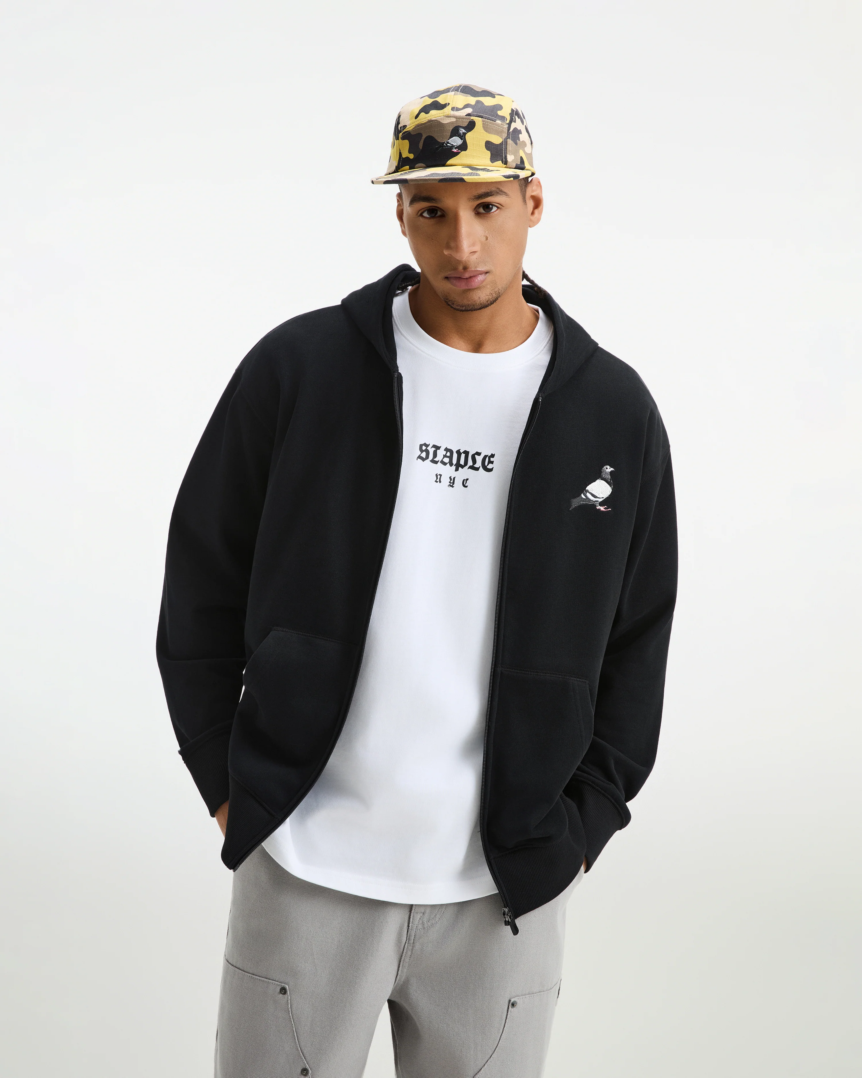 Pigeon Zip Up Hoodie - Image 6