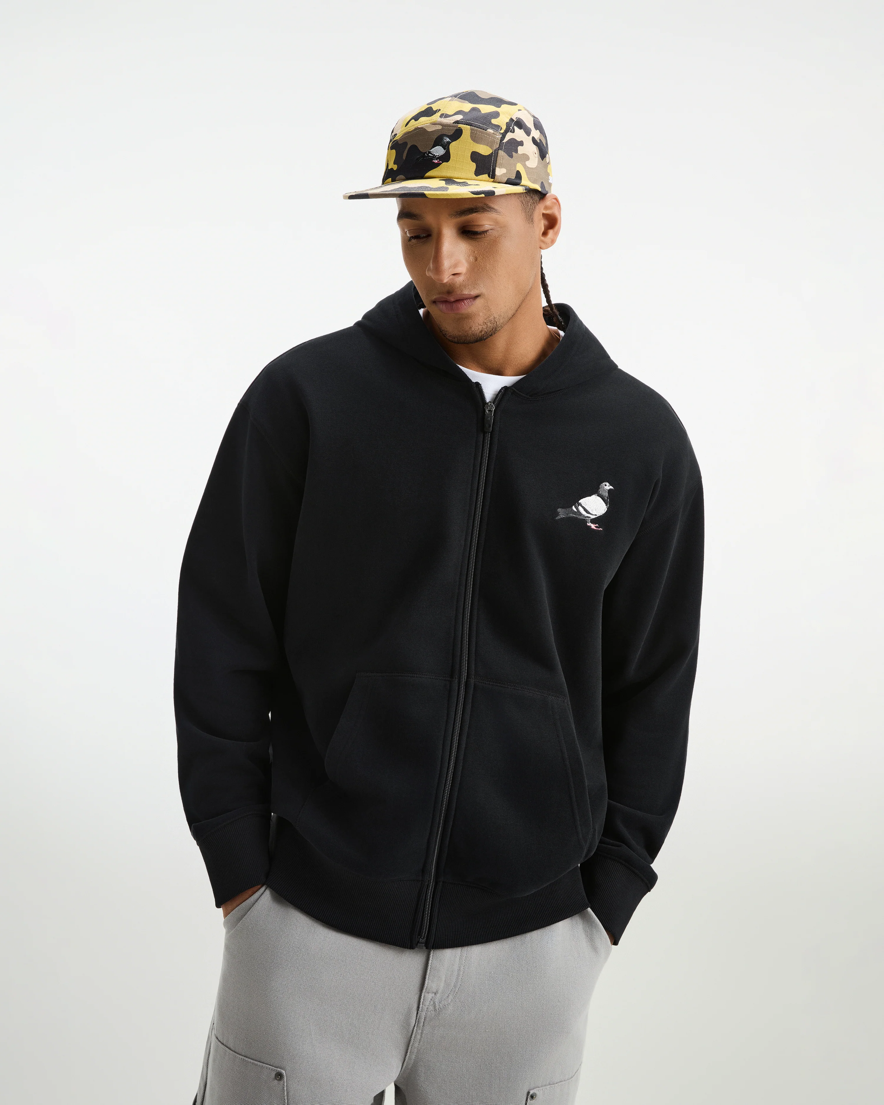 Pigeon Zip Up Hoodie - Image 7