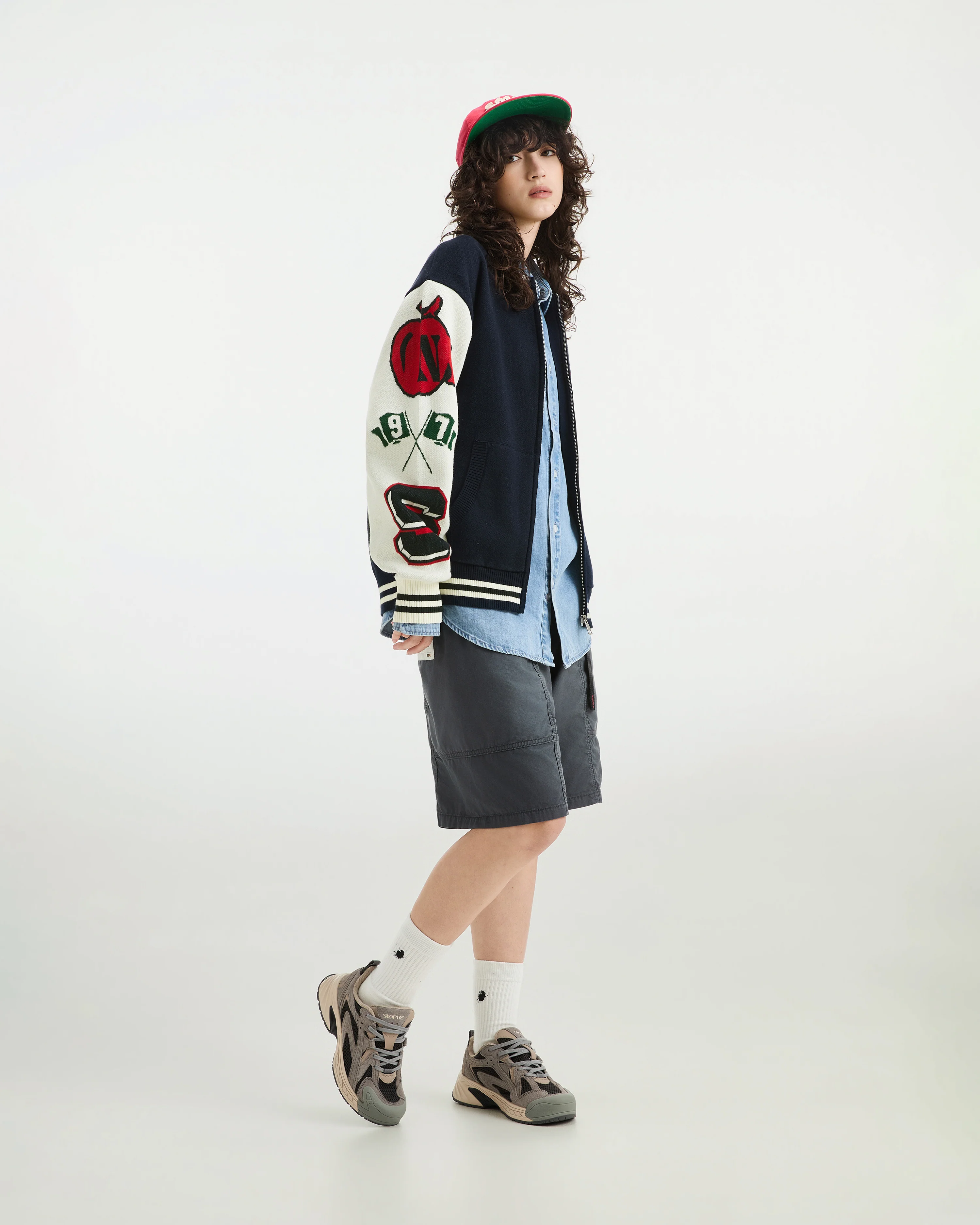 Wreath Zip Knit Sweater - Image 7