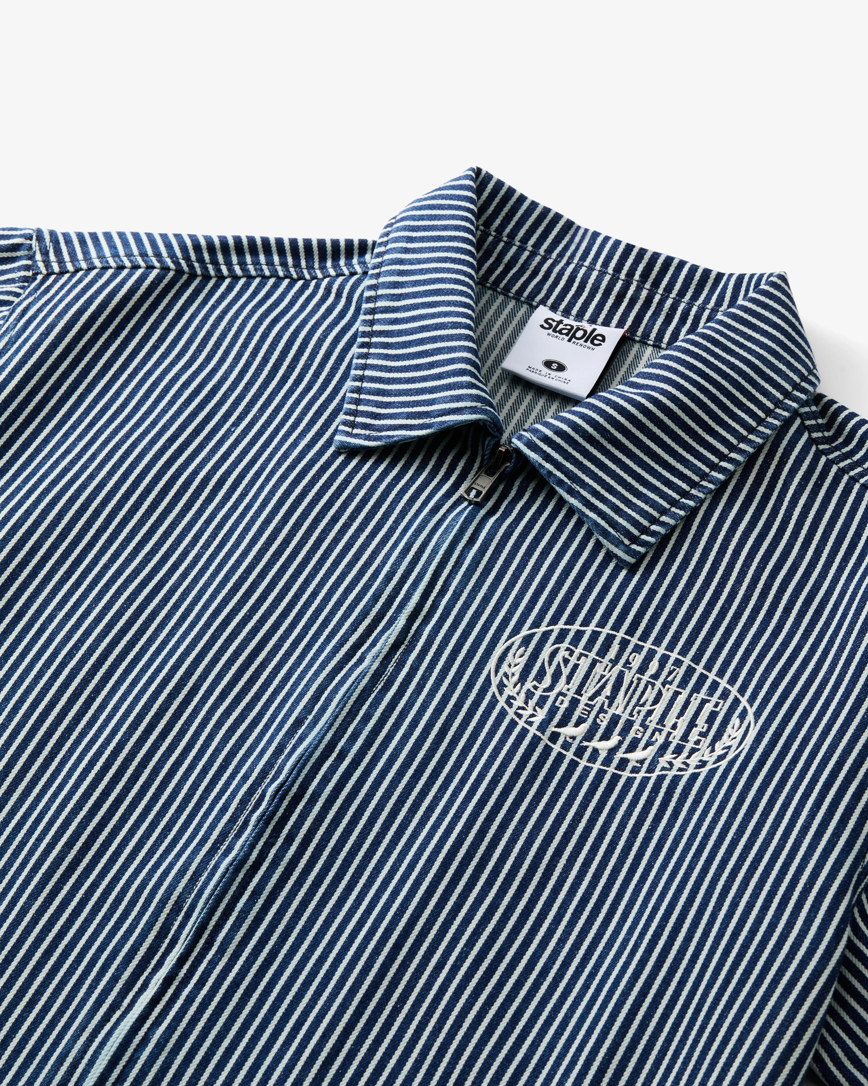 Zip Denim Work Shirt - Image 5