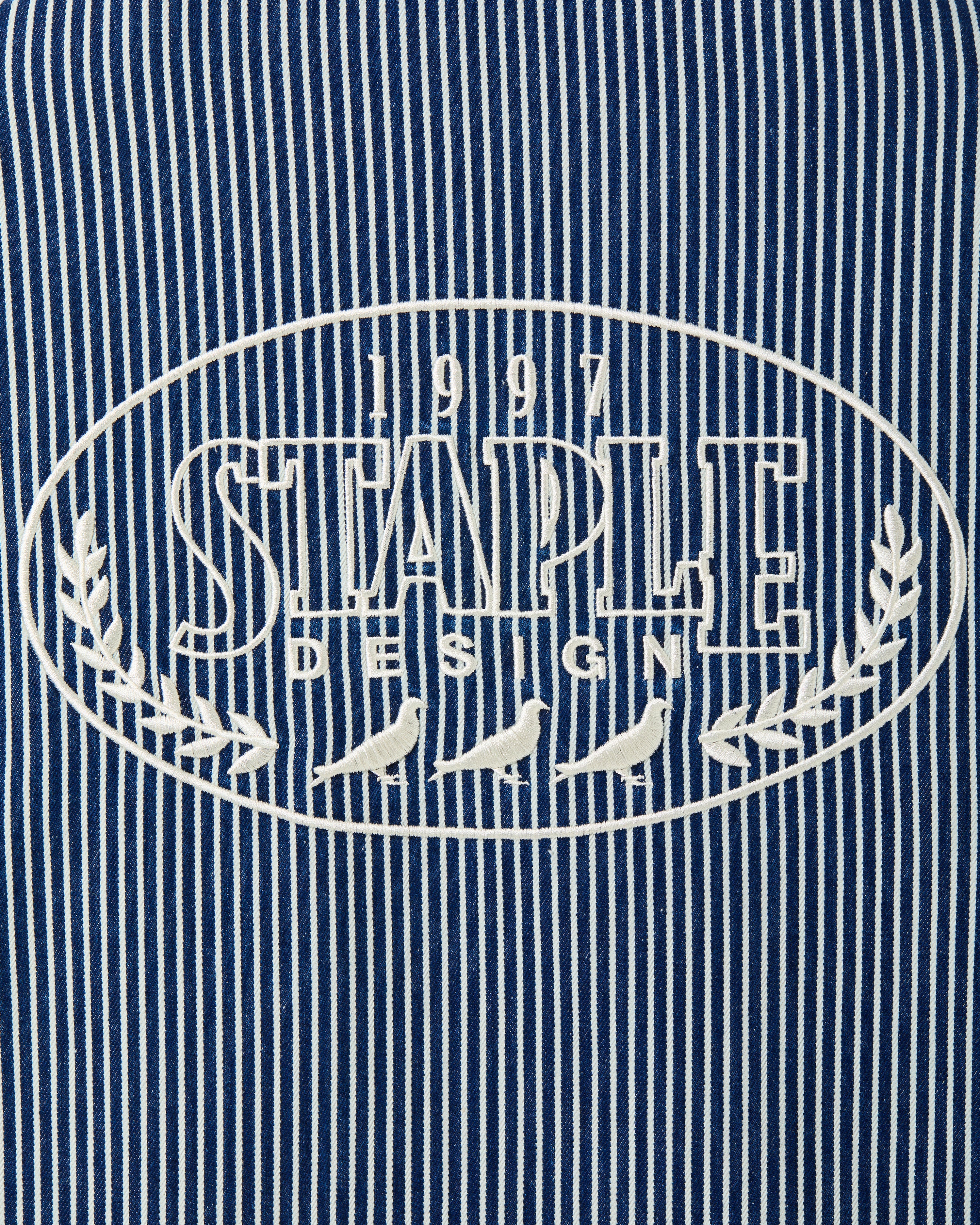Zip Denim Work Shirt - Image 6